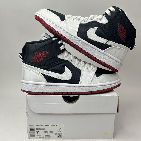 Nike Shoes Air Jordan 1 Mid SE WMNS “Utility/Black Gym Red” 2023